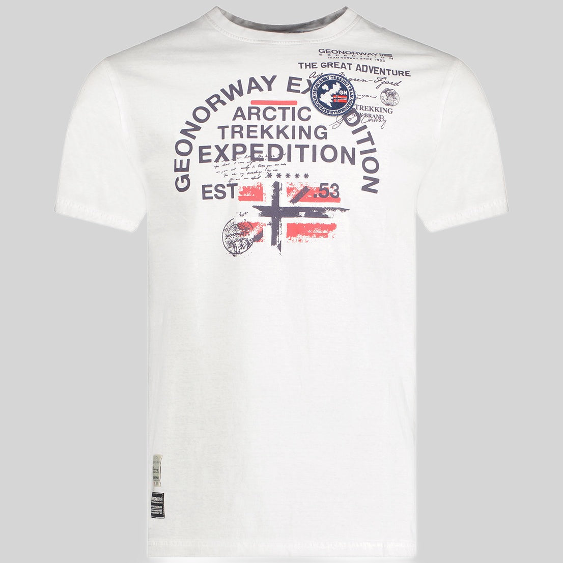 geographical-norway-jergen-herren-t-shirt-hellgrau-mit-print image 3