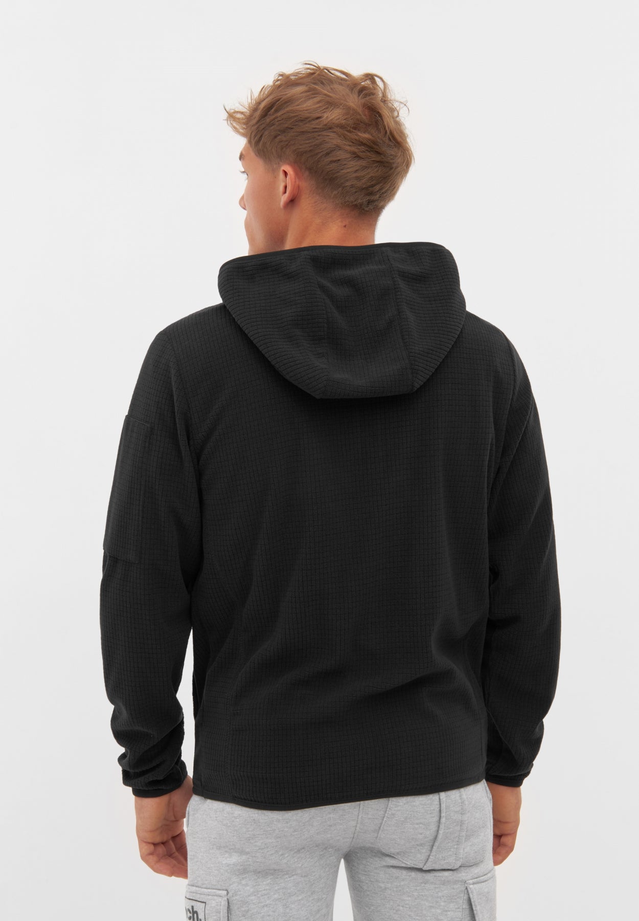 bench-hurlom-herren-fleecepullover-schwarz image 3