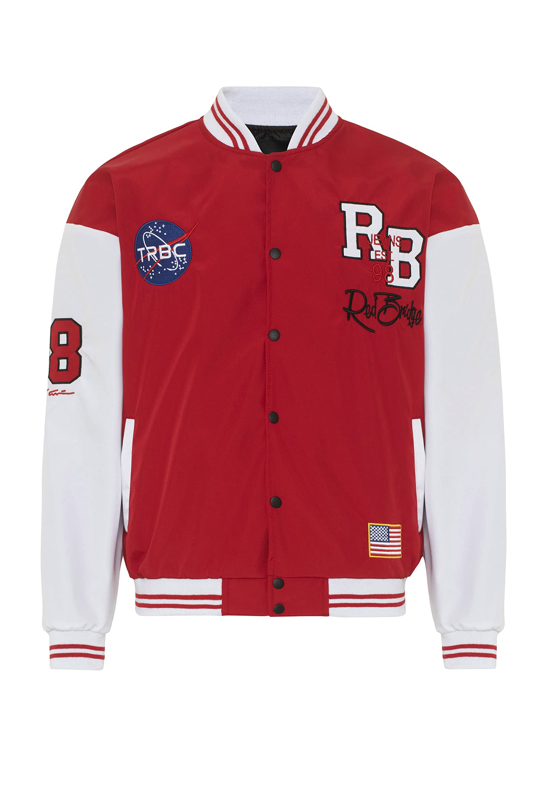 redbridge-oberbekleidung-herren-collegejacke-2-tone-schwarz-l image 7