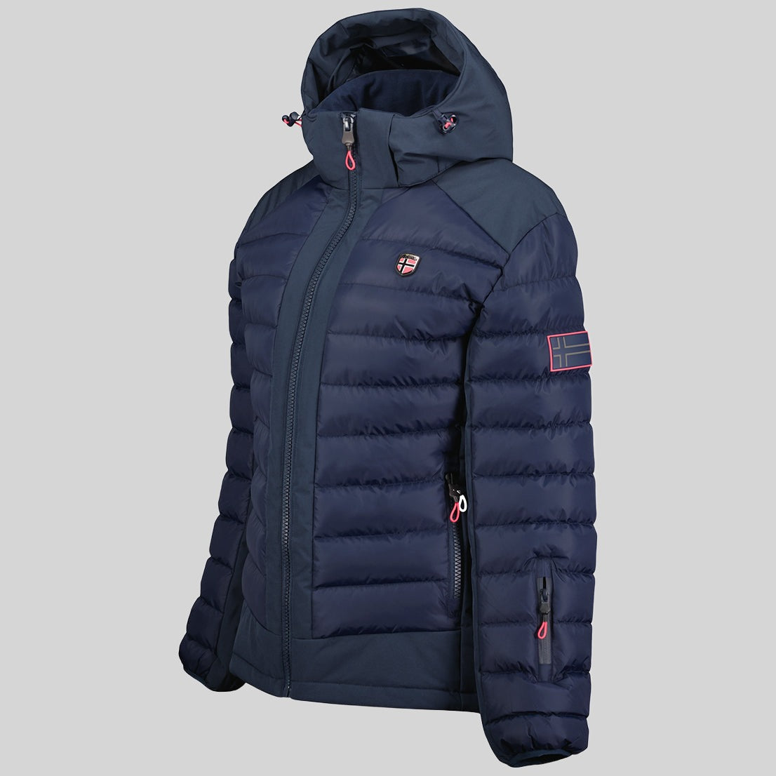 geographical-norway-aurelien-damen-jacke-marine-zweifarbig image 4