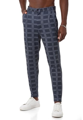redbridge-chino-hose-herren-kariert-jogg-pants-gr-l image 7