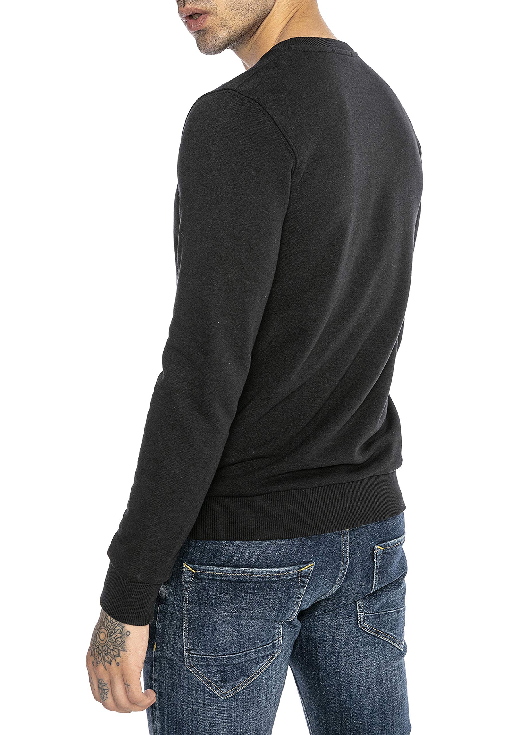 redbridge-sweater-neon-logo-stitch-herren-pullover image 4