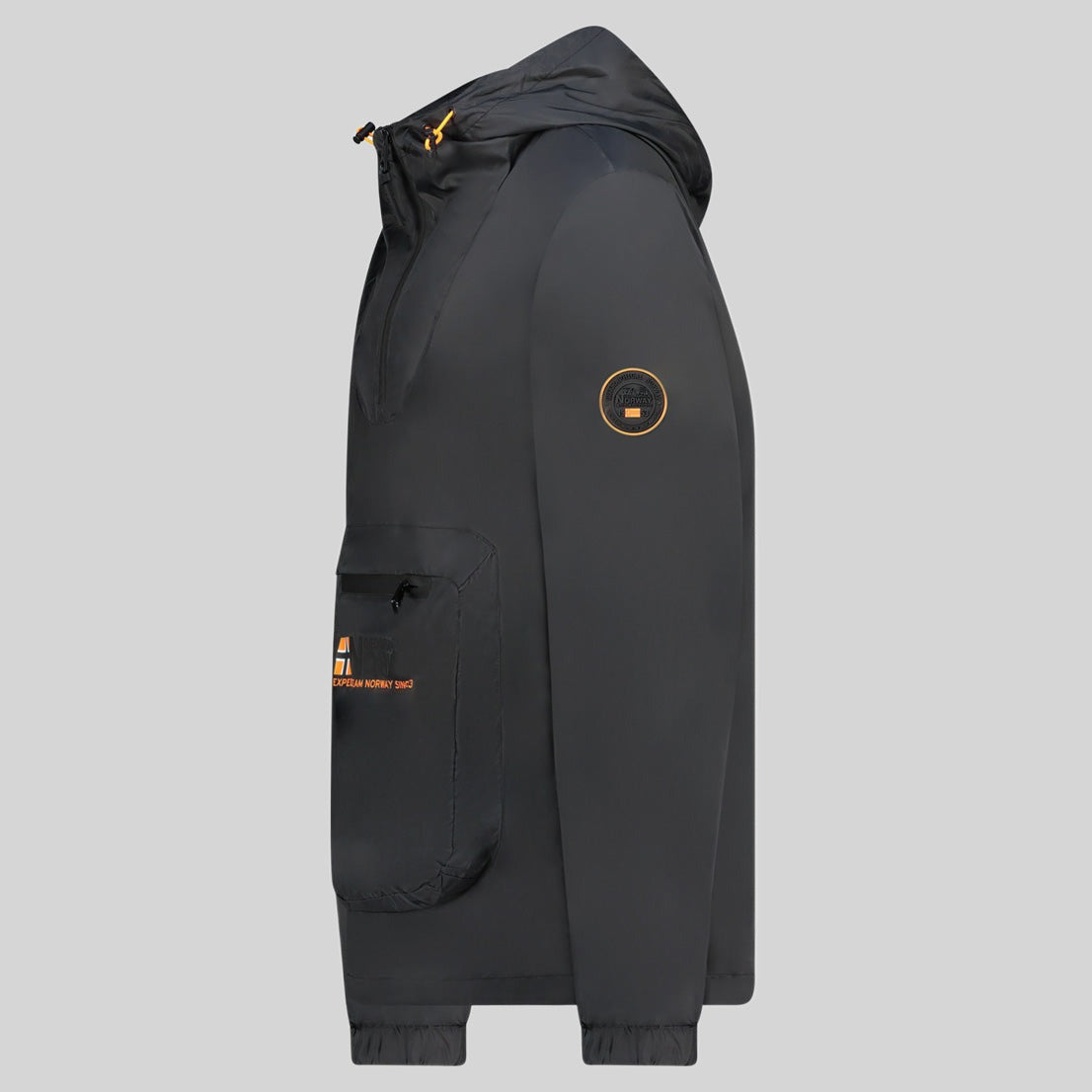 geographical-norway-caldera-herren-bergangsjacke-schwarz-kapuze image 3
