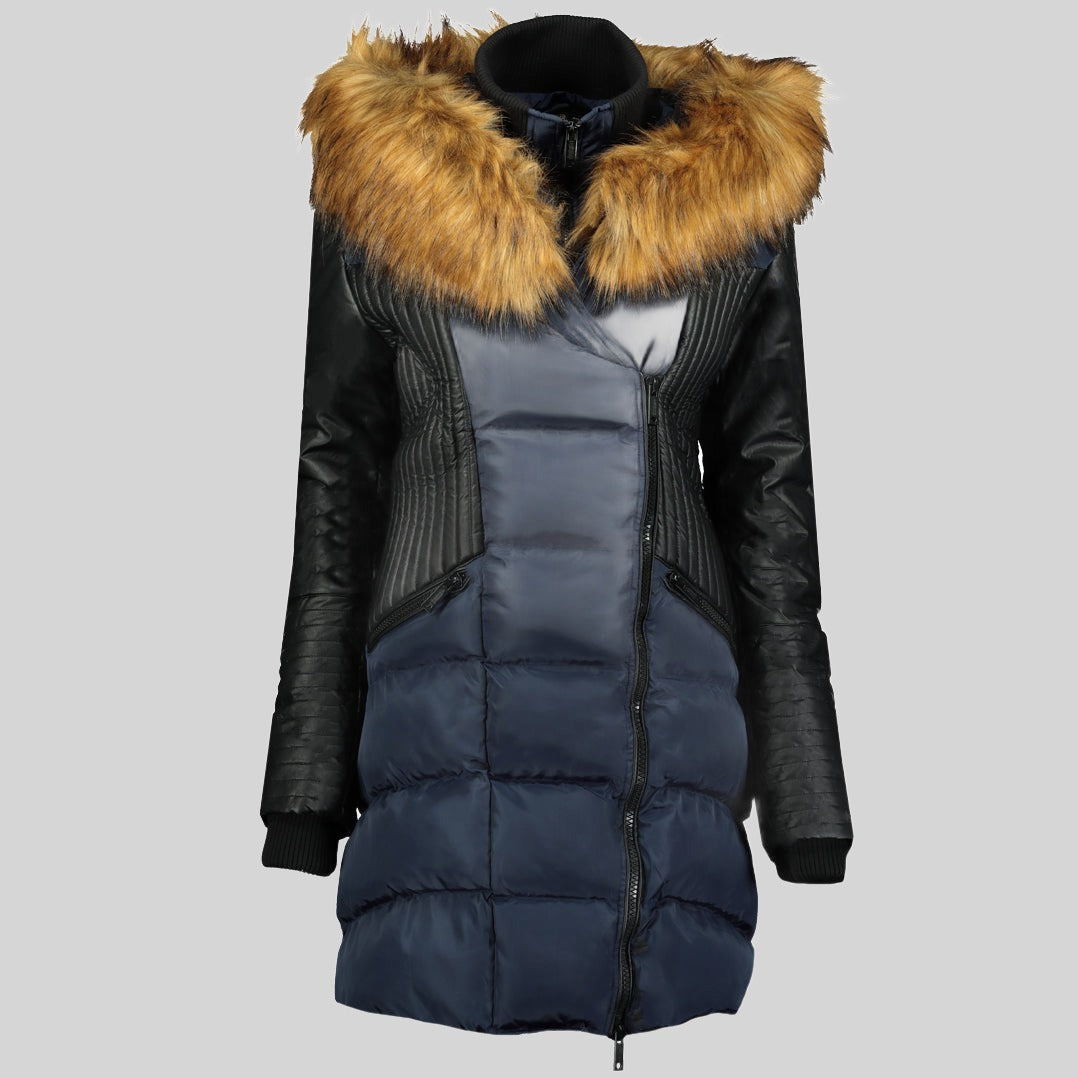 geographical-norway-ausmose-parka-damen-schwarz-mit-kapuze image 5
