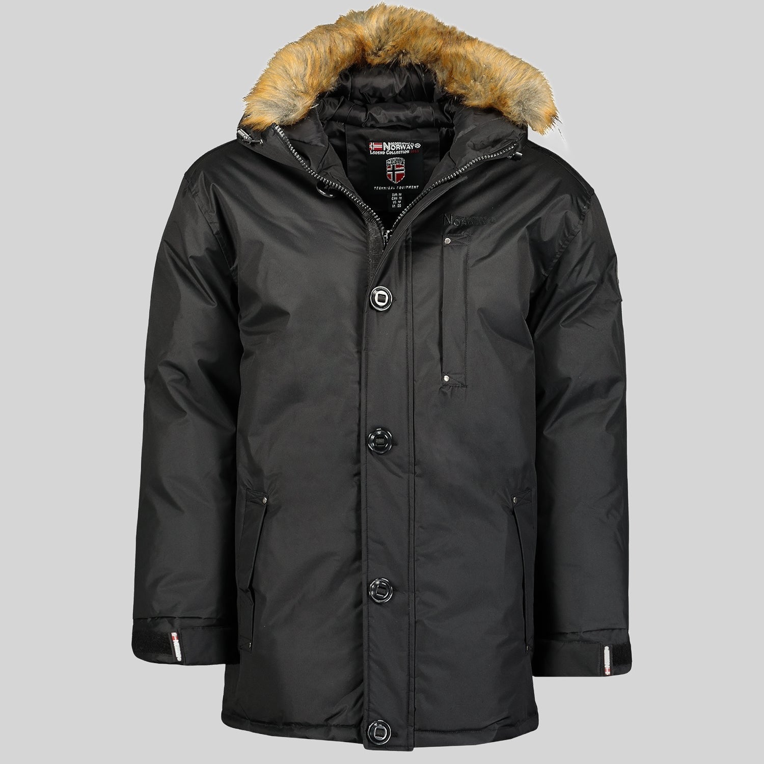 geographical-norway-agada-parka-herren-schwarz-xl-winter image 1