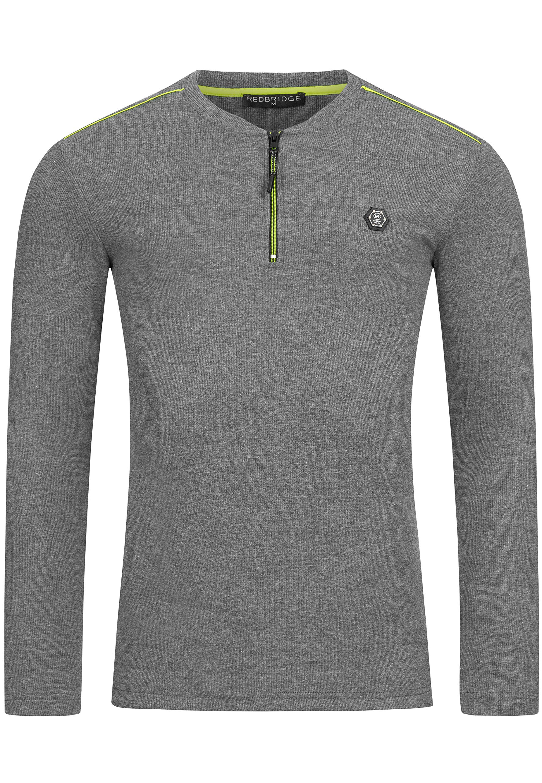 redbridge-neon-longsleeve-slim-fit-langarmshirt-schwarz image 1