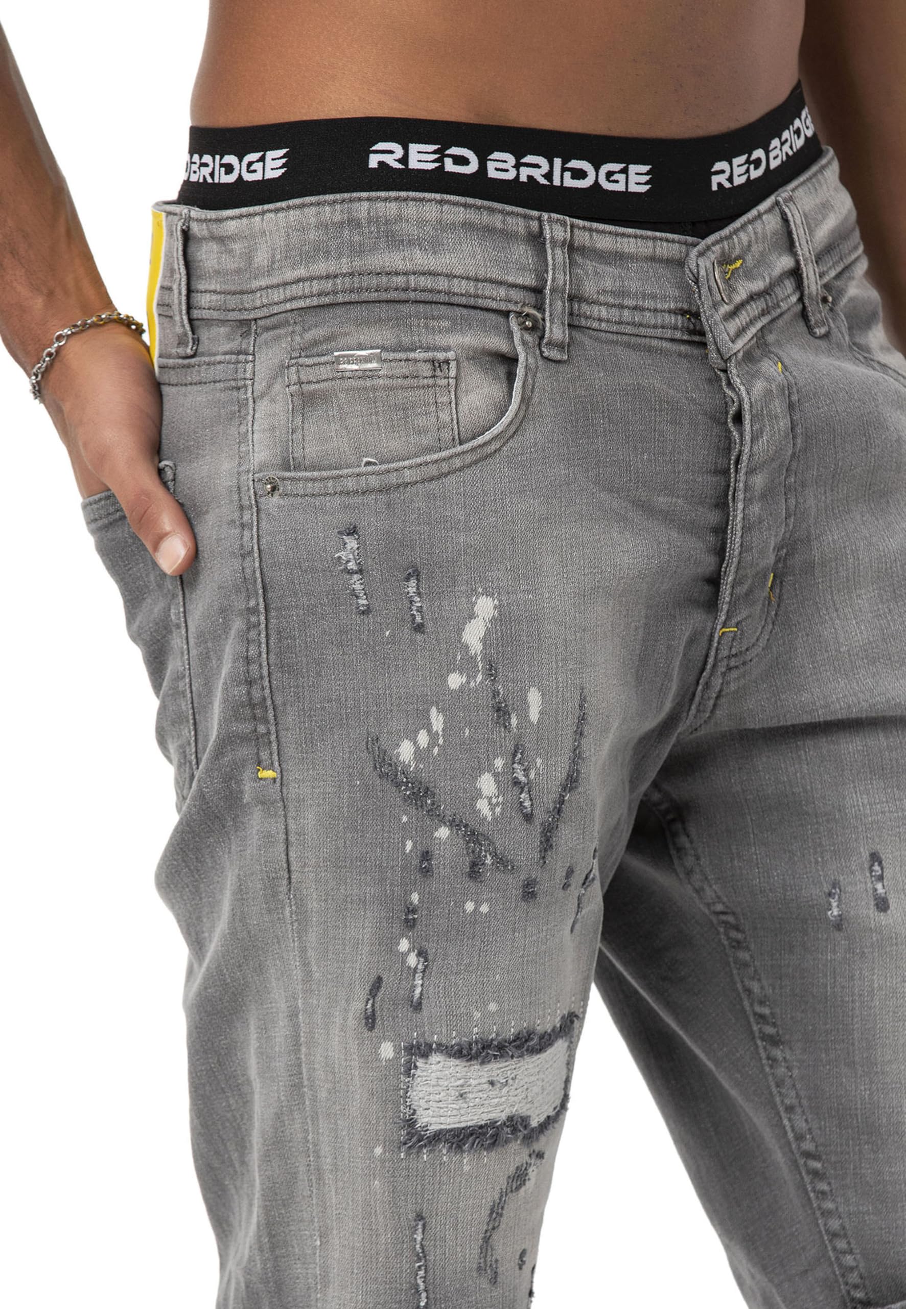 redbridge-m4896-jeans-shorts-herren-denim-destroyed image 5