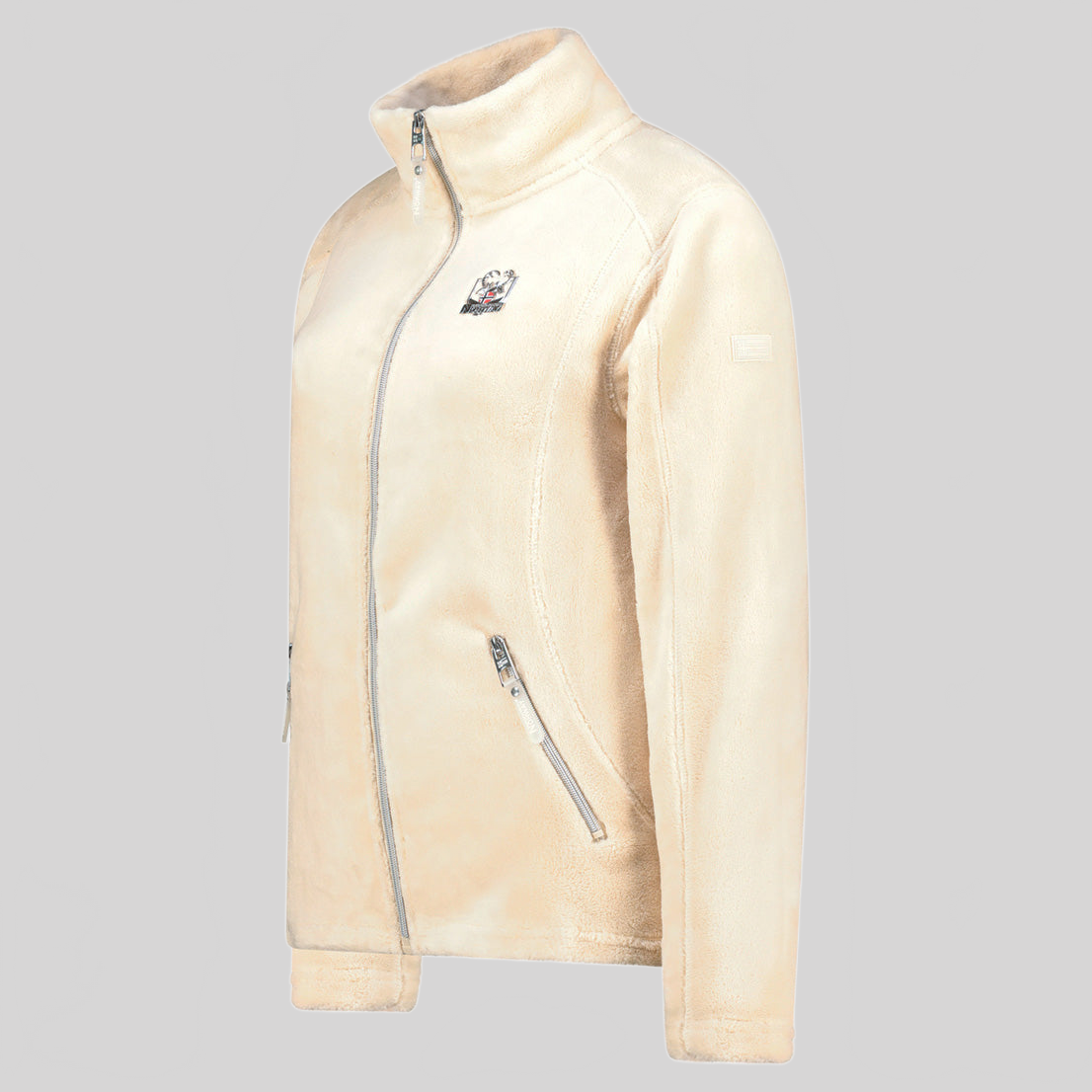 geographical-norway-ticarina-damen-fleecejacke-schwarz-tailliert image 4