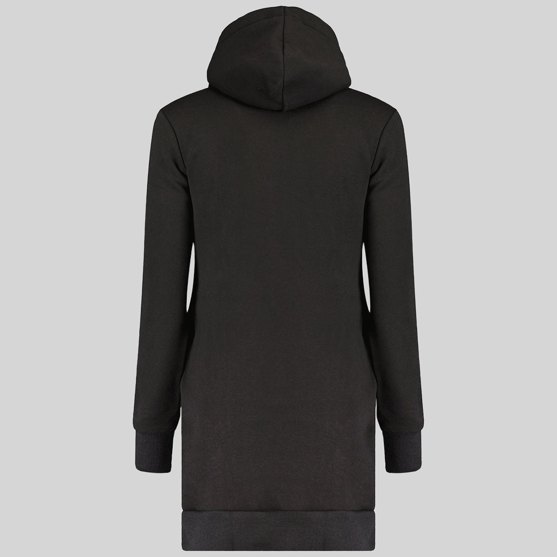 geographical-norway-fabienne-sweatkleid-schwarz-hoodiekleid-kapuze image 2