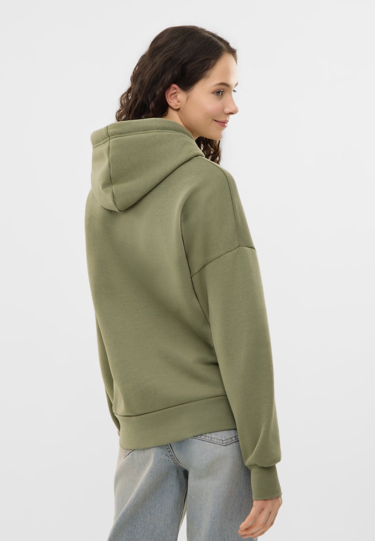 bench-karolina-hoodie-damen-soft-khaki-baumwolle image 3