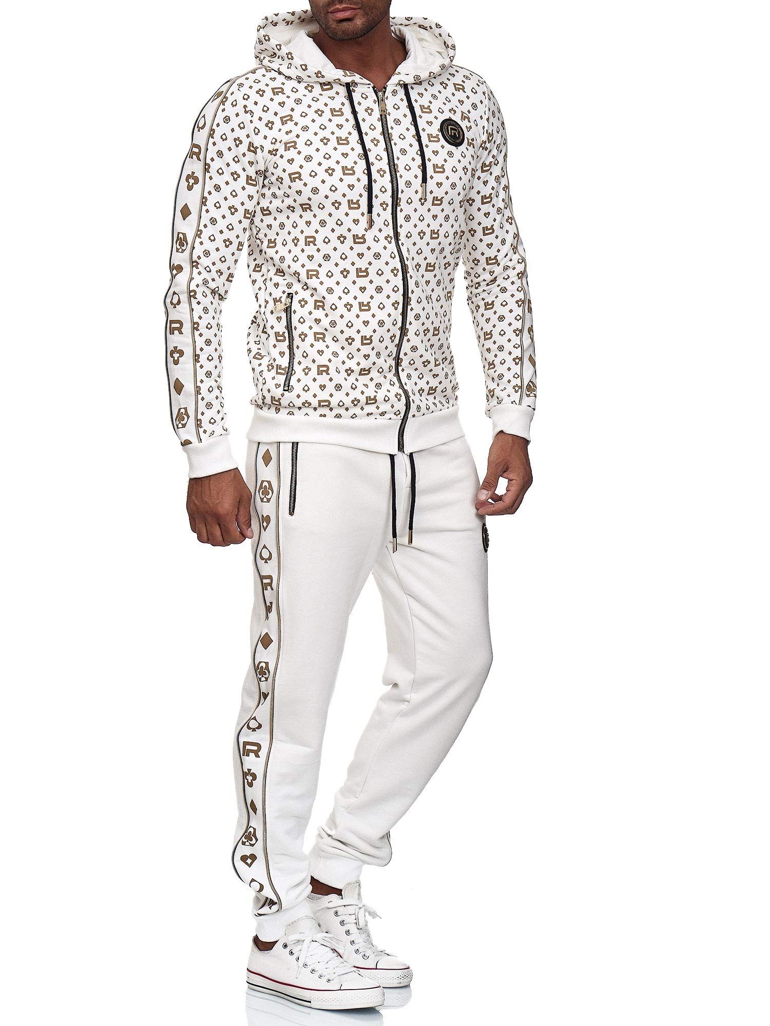 redbridge-jogginganzug-allover-premium-jogger-set-schwarz image 3