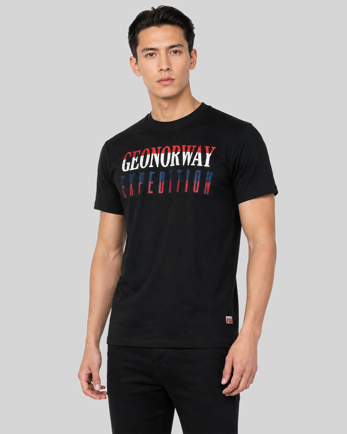 geographical-norway-jhazen-herren-t-shirt-kurzarm-schwarz image 1