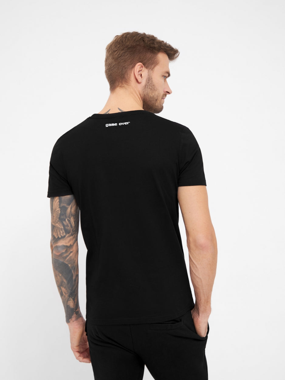 bench-rush-t-shirt-herren-black-aus-bio-baumwolle image 3