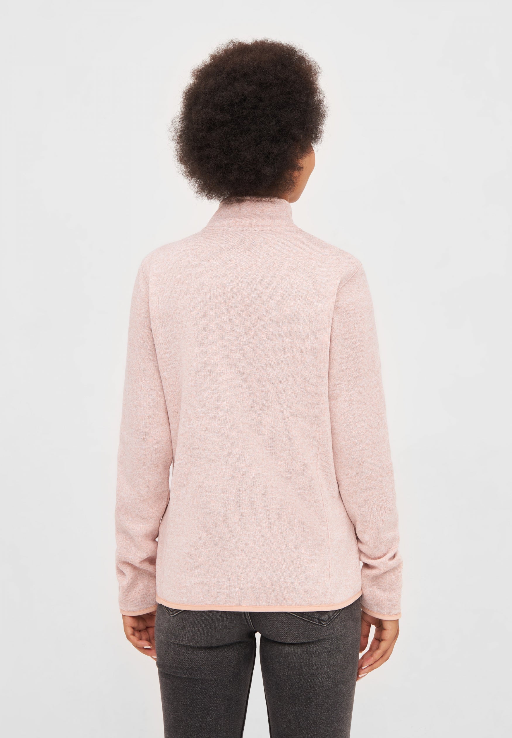 bench-reykja-strickfleece-jacke-damen-rose-smoke-regular-fit image 3