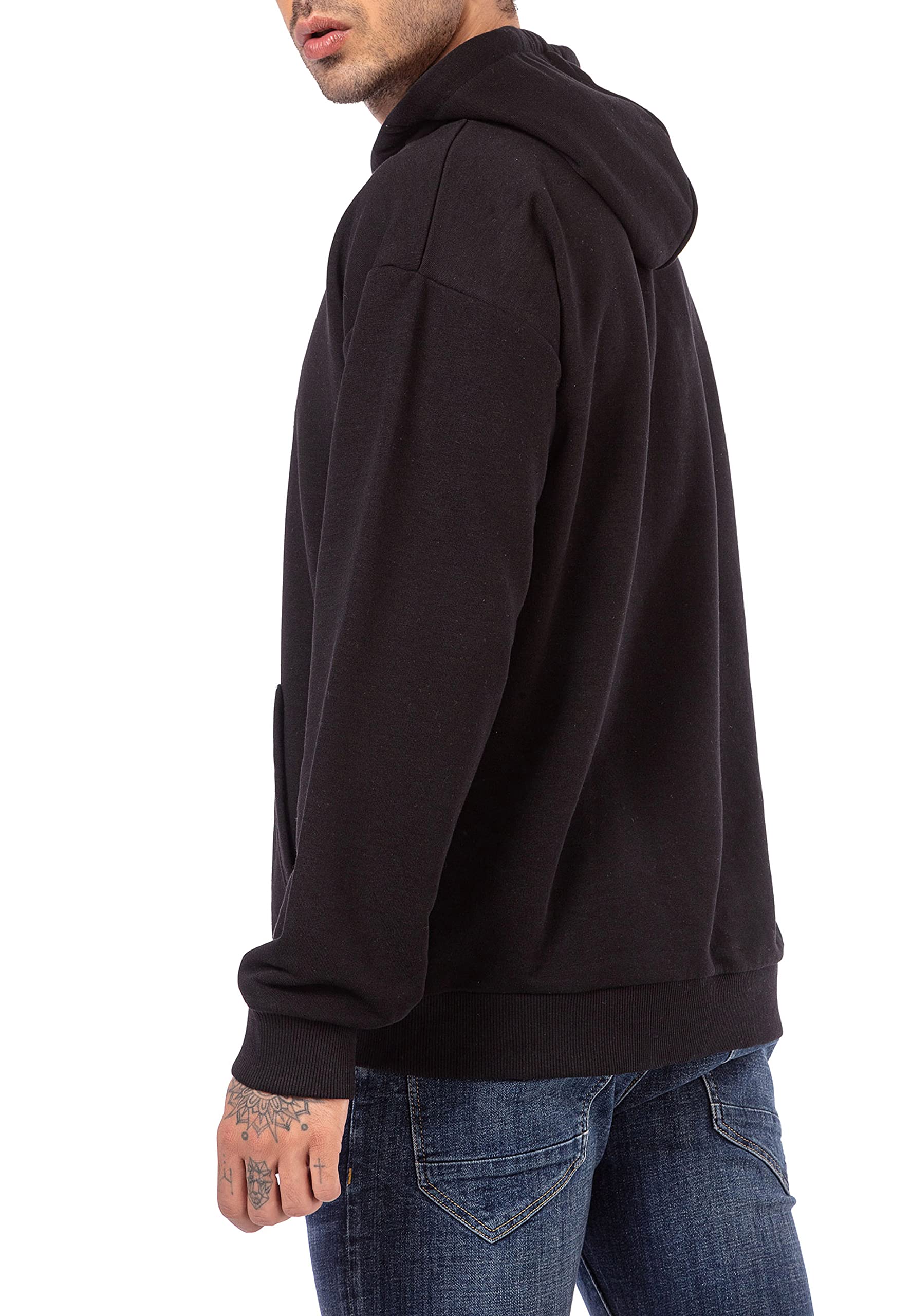 redbridge-hoodie-herren-kapuzenpullover-basic-schwarz-l image 3