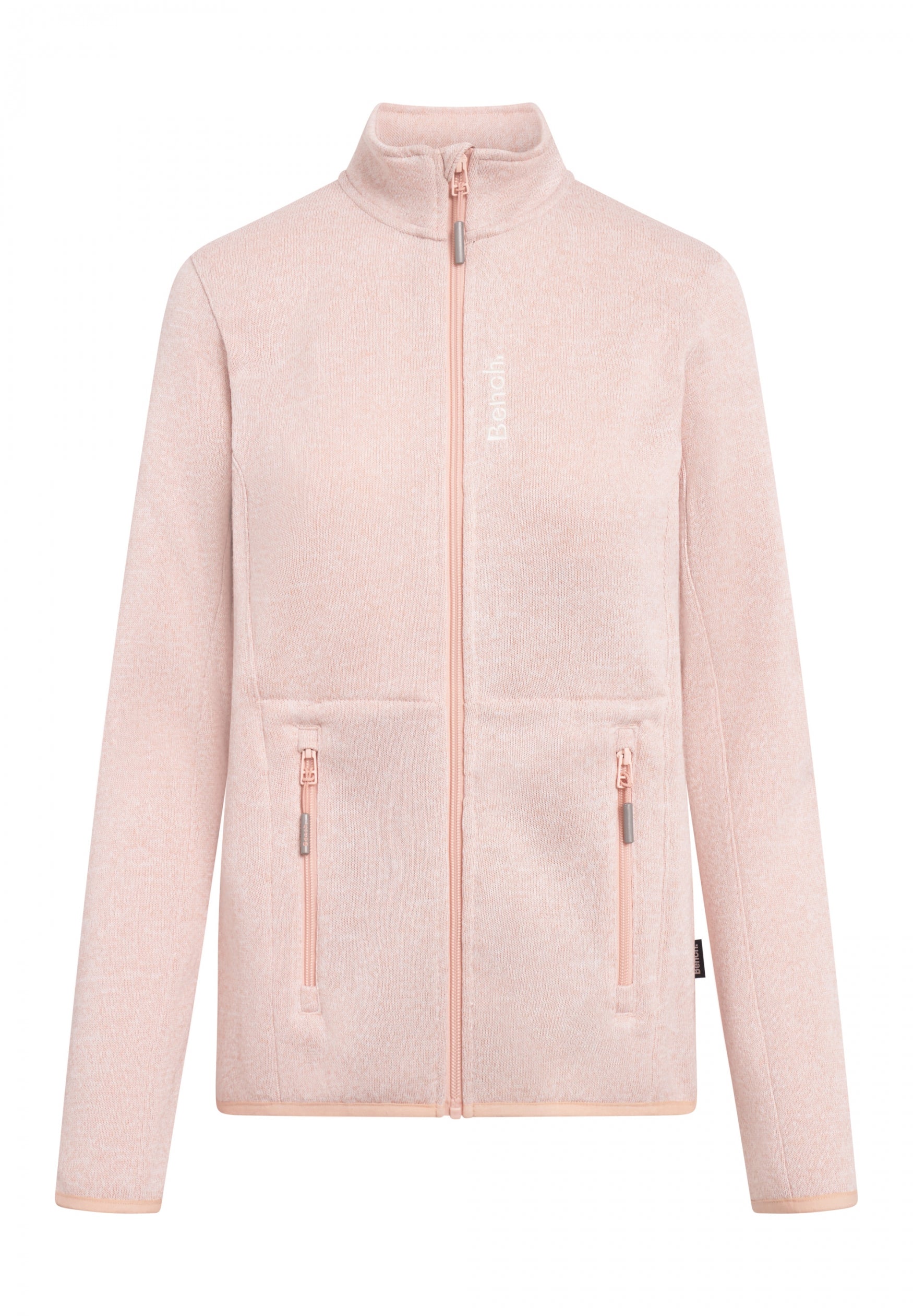 bench-reykja-strickfleece-jacke-damen-rose-smoke-regular-fit image 1
