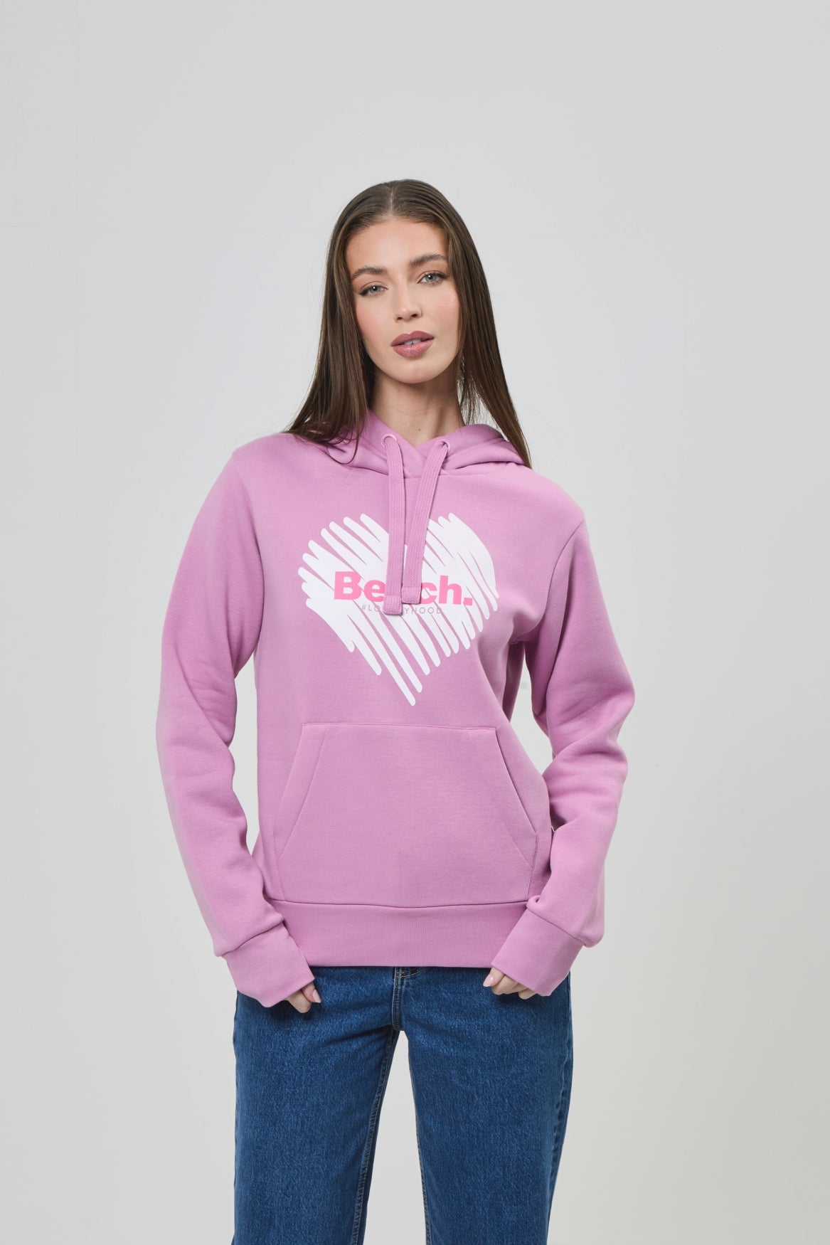 bench-lally-sweatshirt-damen-violett-mit-kapuze image 2