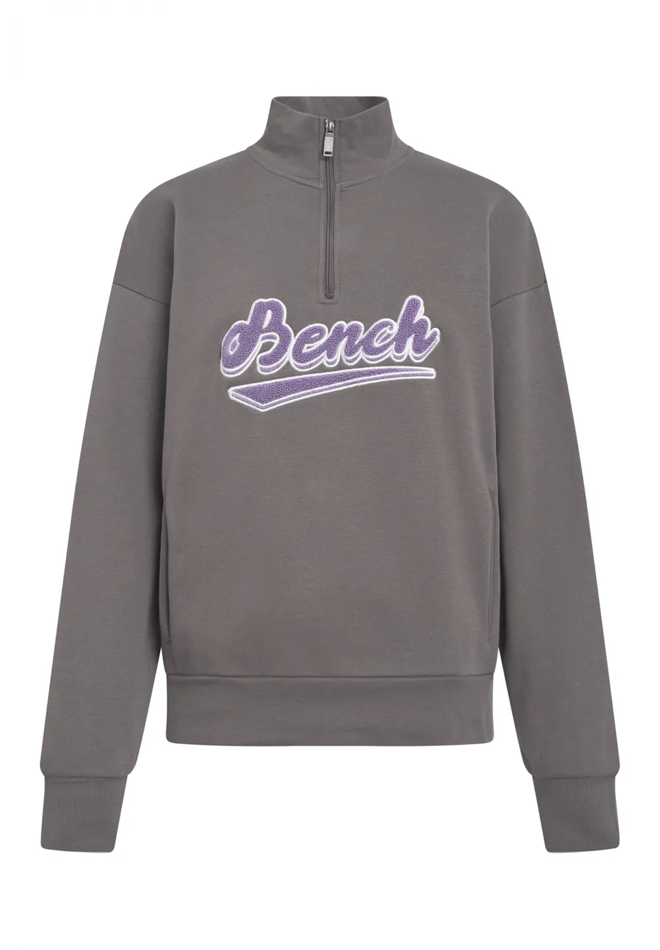 bench-andreera-sweatshirt-damen-charcoal-half-zip image 1