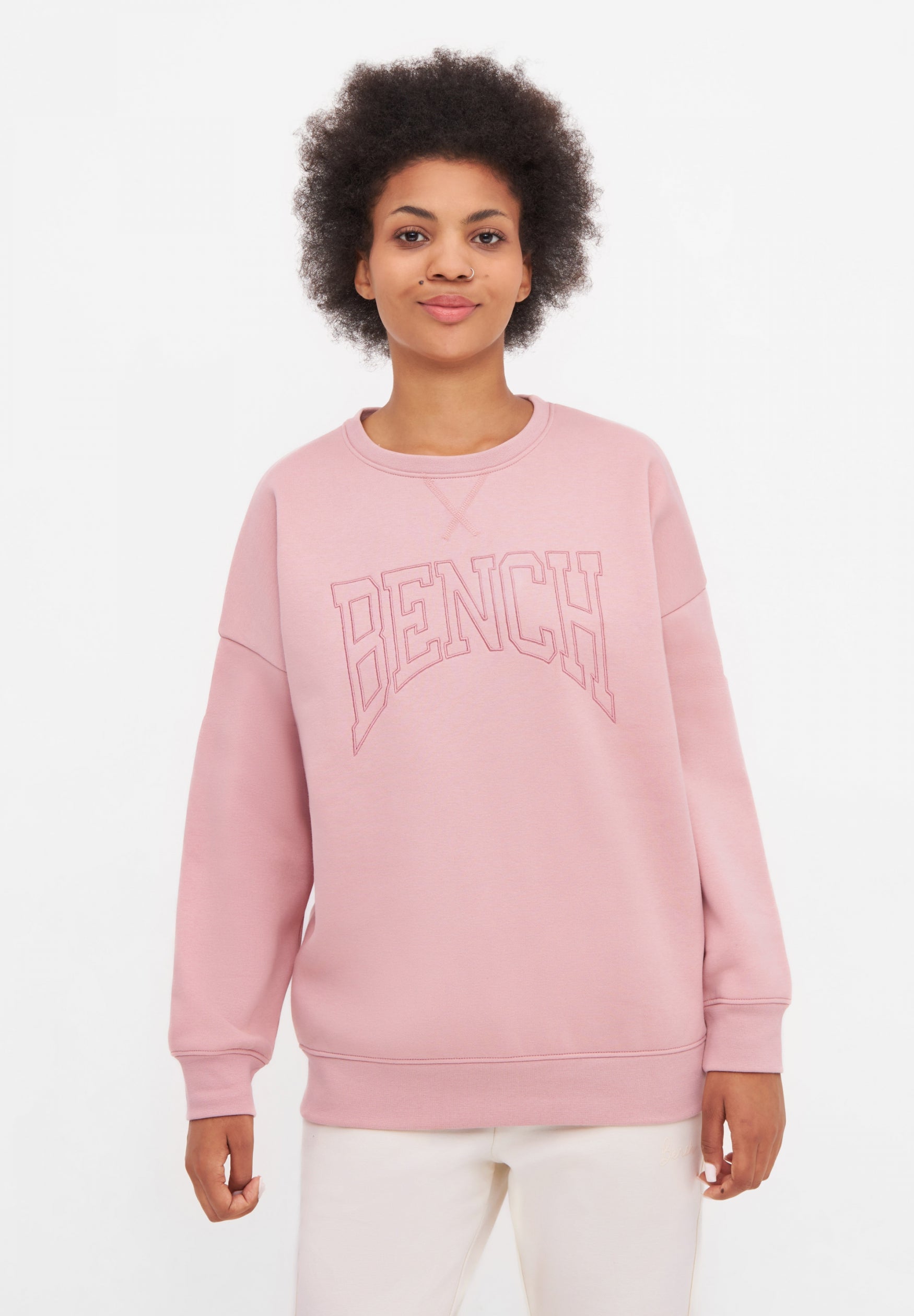 bench-aldana-sweatshirt-damen-winter-white-rundhals image 2
