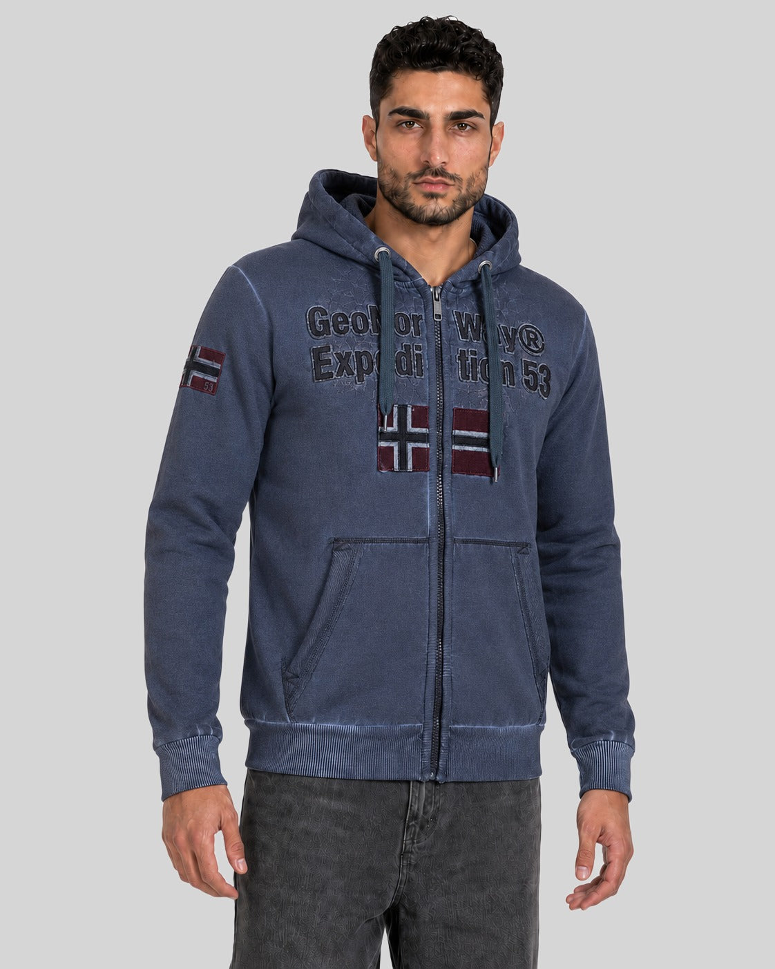 geographical-norway-gimdo-herren-kapuzenpullover-kaki image 7
