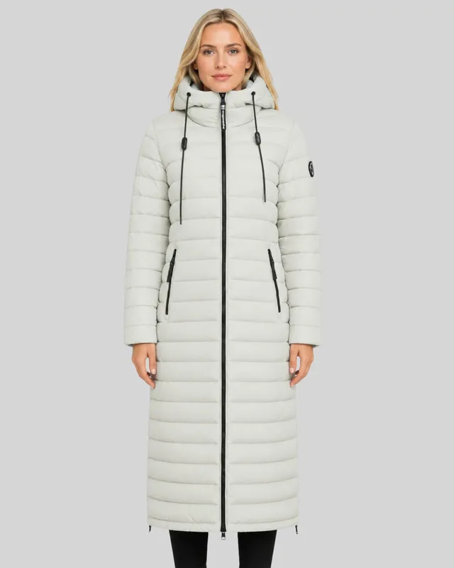 geographical-norway-azule-long-damen-winterjacke-hellblau-lang image 1