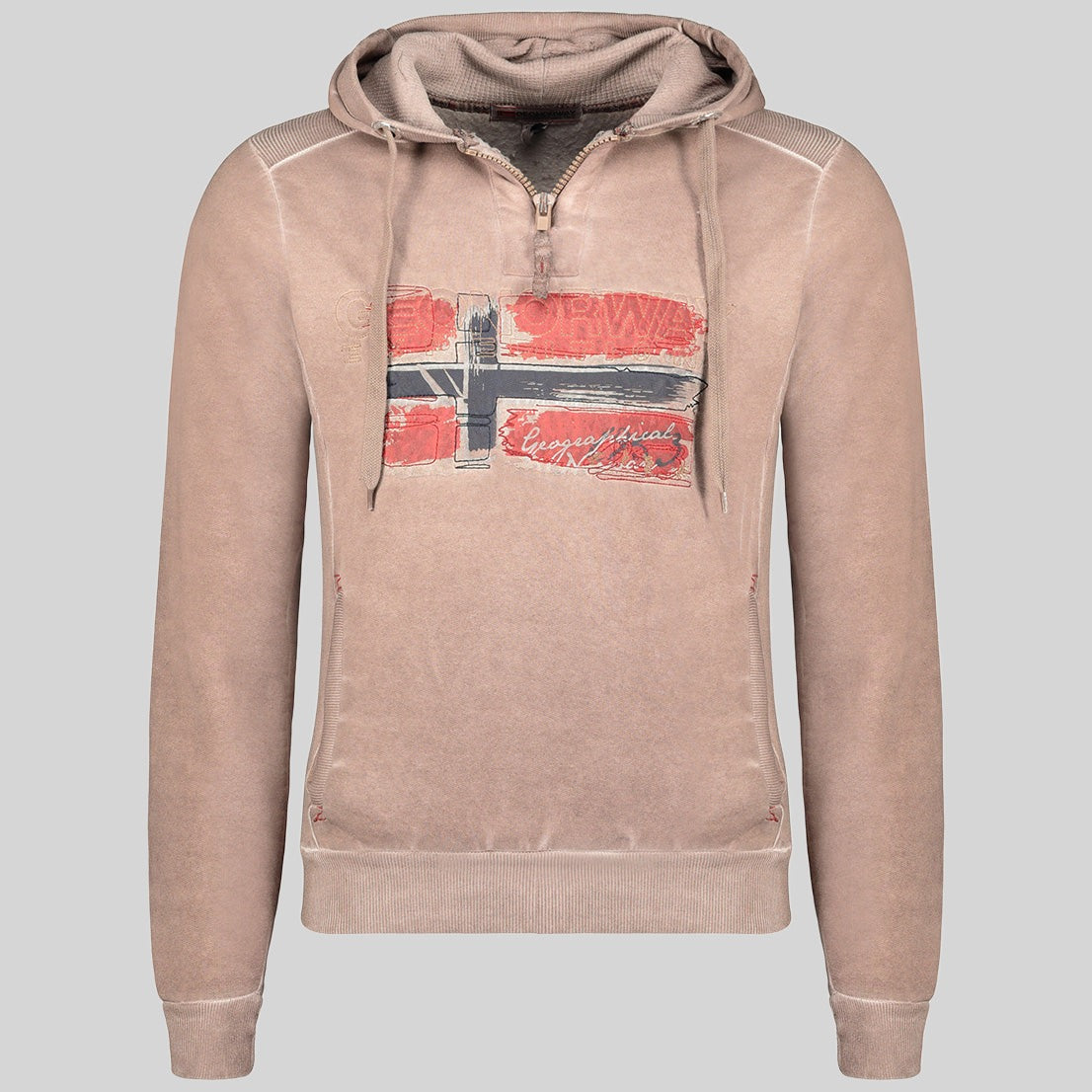 geographical-norway-gacardi-hoodie-sweatshirt-marine-kapuze image 1