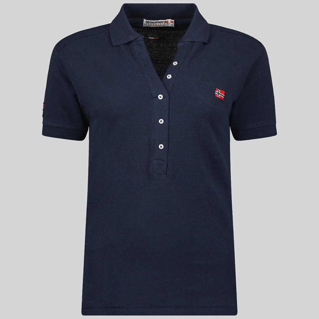 geographical-norway-kelly-damen-polo-marine-baumwolle image 5