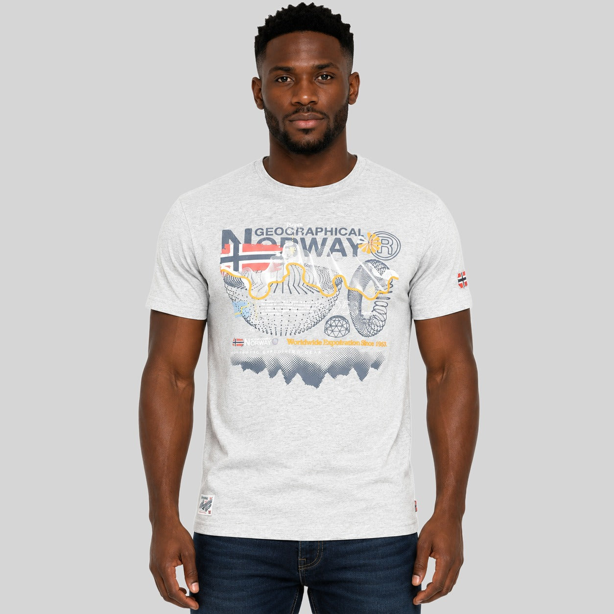 geographical-norway-j-vibe-t-shirt-schwarz-baumwolle-print image 3