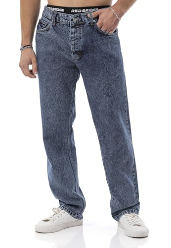 redbridge-jeans-by-diga-straight-fit-herren-blau-baumwolle image 7