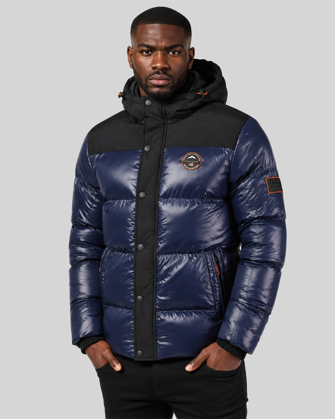 geographical-norway-binael-herren-winterparka-marine-mit-kapuze image 1