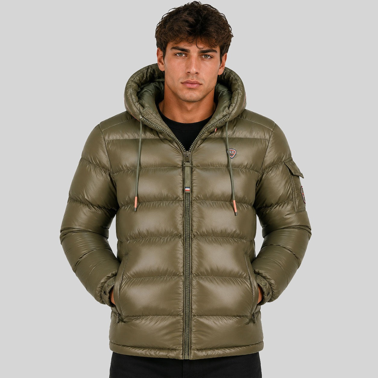 geographical-norway-dynamite-herren-steppjacke-mit-kapuze-doudoune image 1