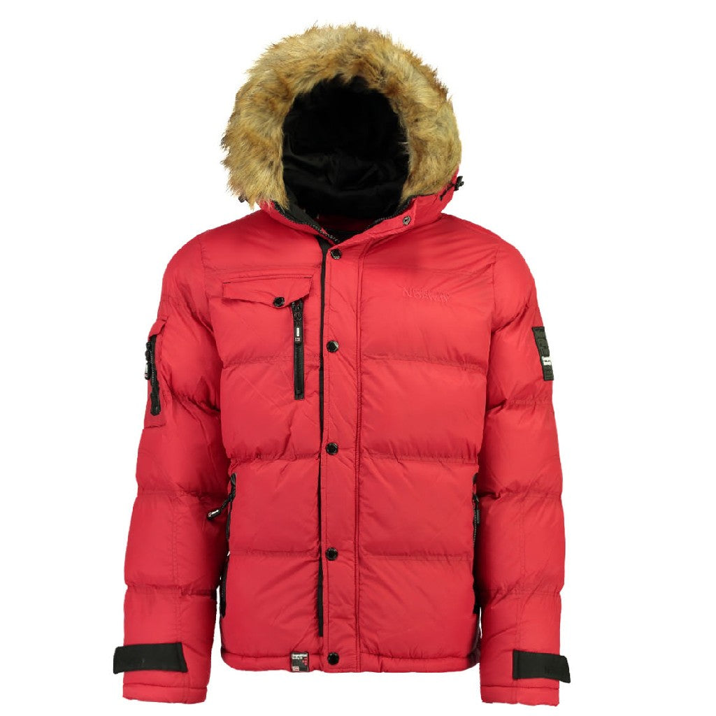 geographical-norway-bonap-herren-steppjacke-winter-schwarz-fellkapuze image 8