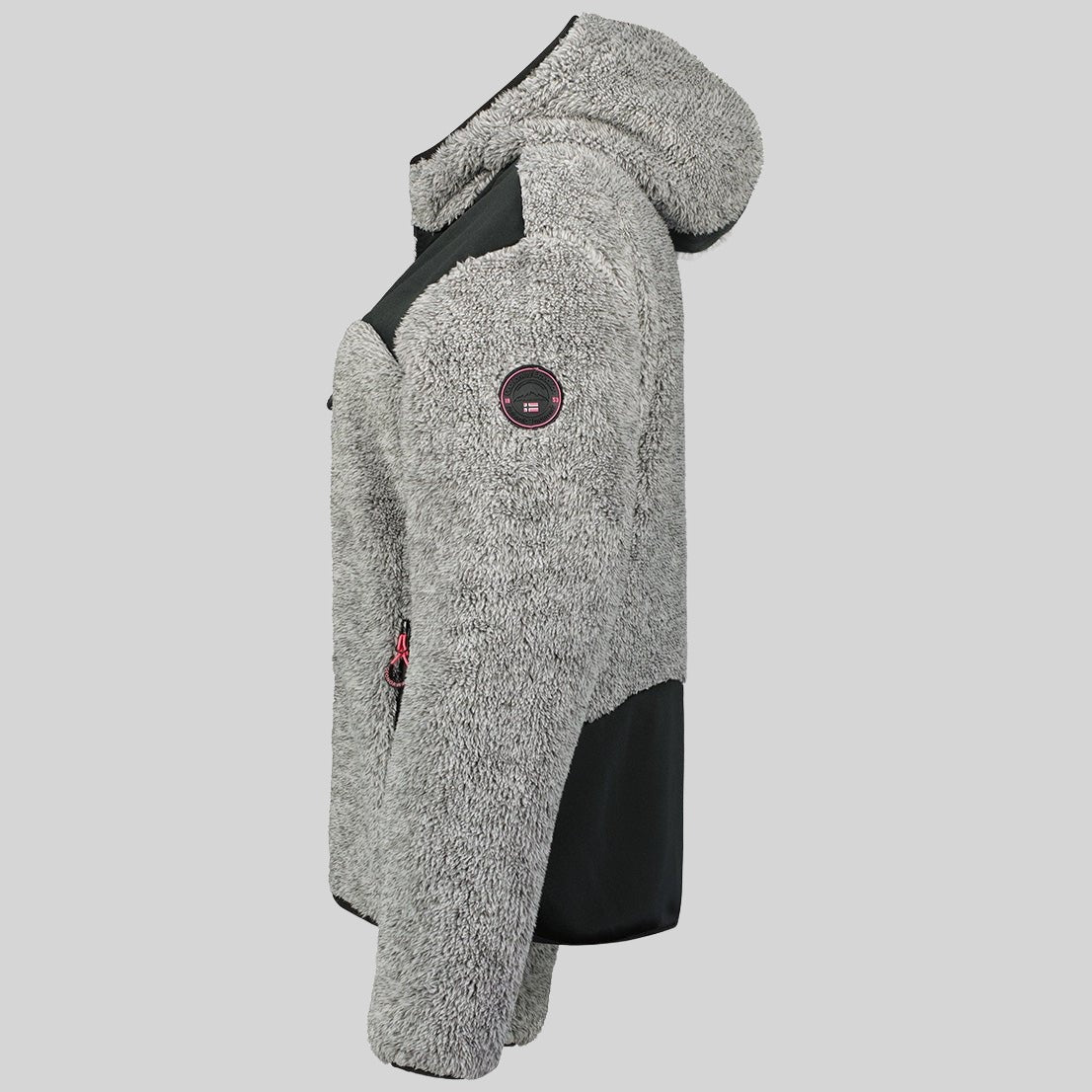geographical-norway-telodia-damen-fleecejacke-marine-kapuze image 6