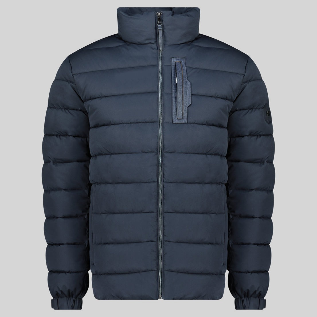 geographical-norway-boudric-steppjacke-herren-mit-stehkragen-leicht-marine-schwa image 3