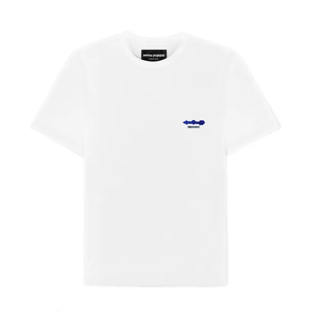 mariusz-przybylski-t-shirty-strzalka-t-shirt-wei-herren image 1