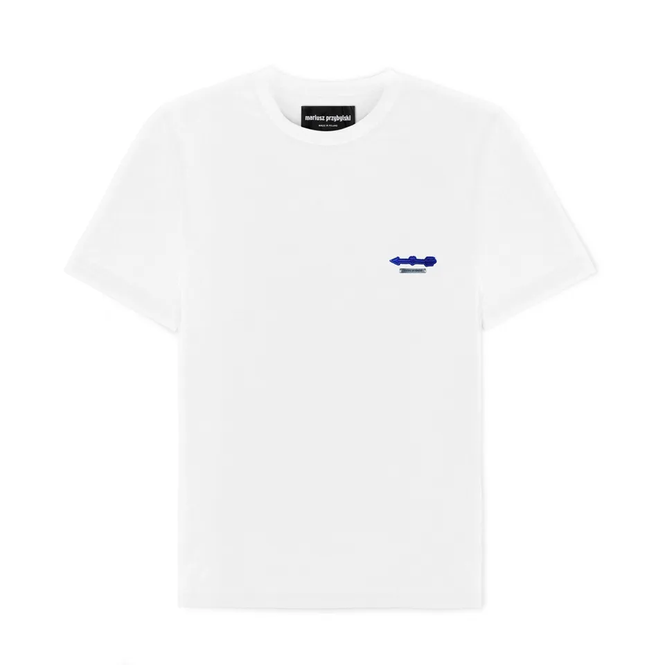 mariusz-przybylski-t-shirty-strzalka-t-shirt-wei-herren image 1