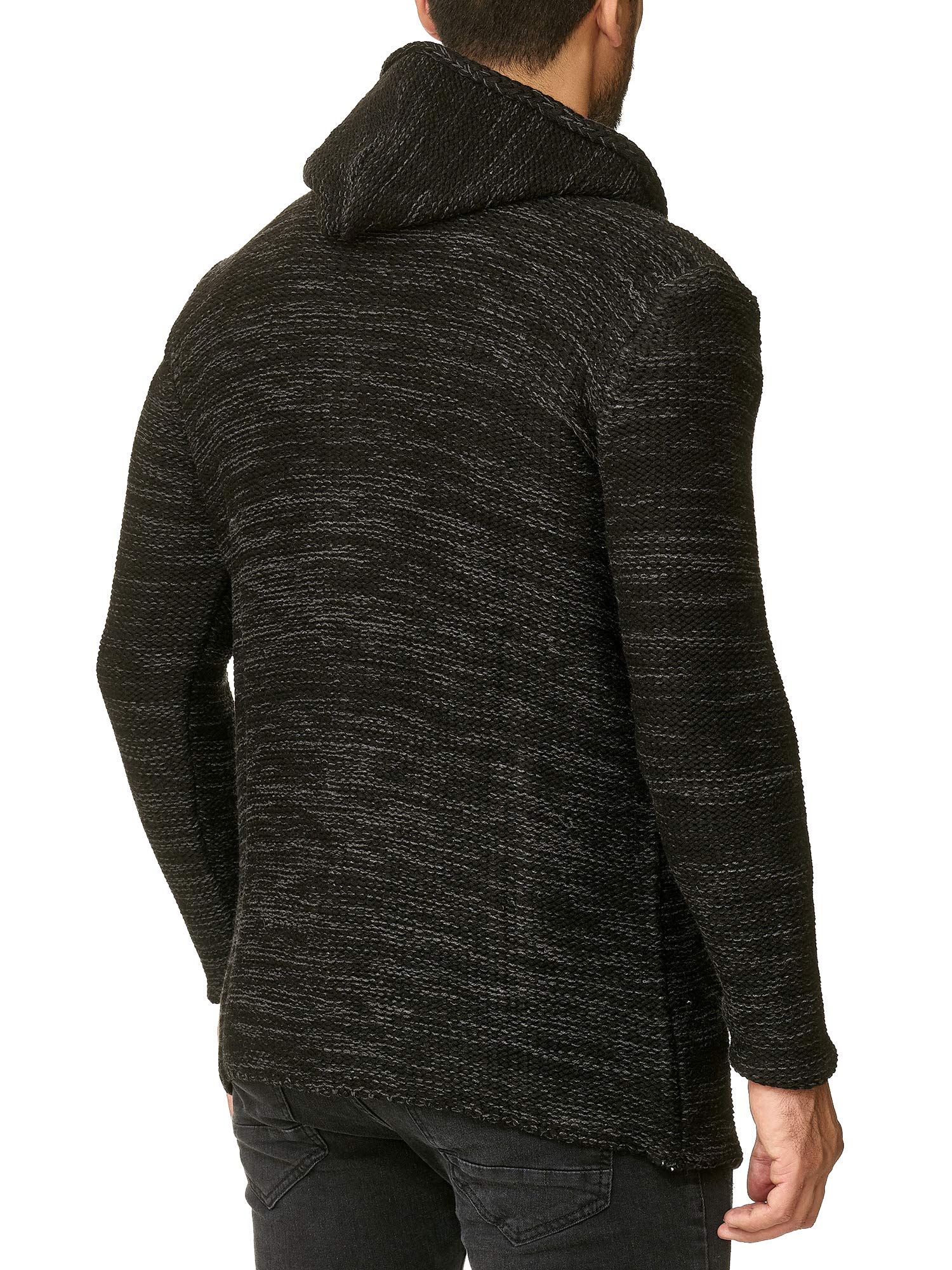 redbridge-rough-m3632-strickjacke-kapuze-herren-l-grau image 5