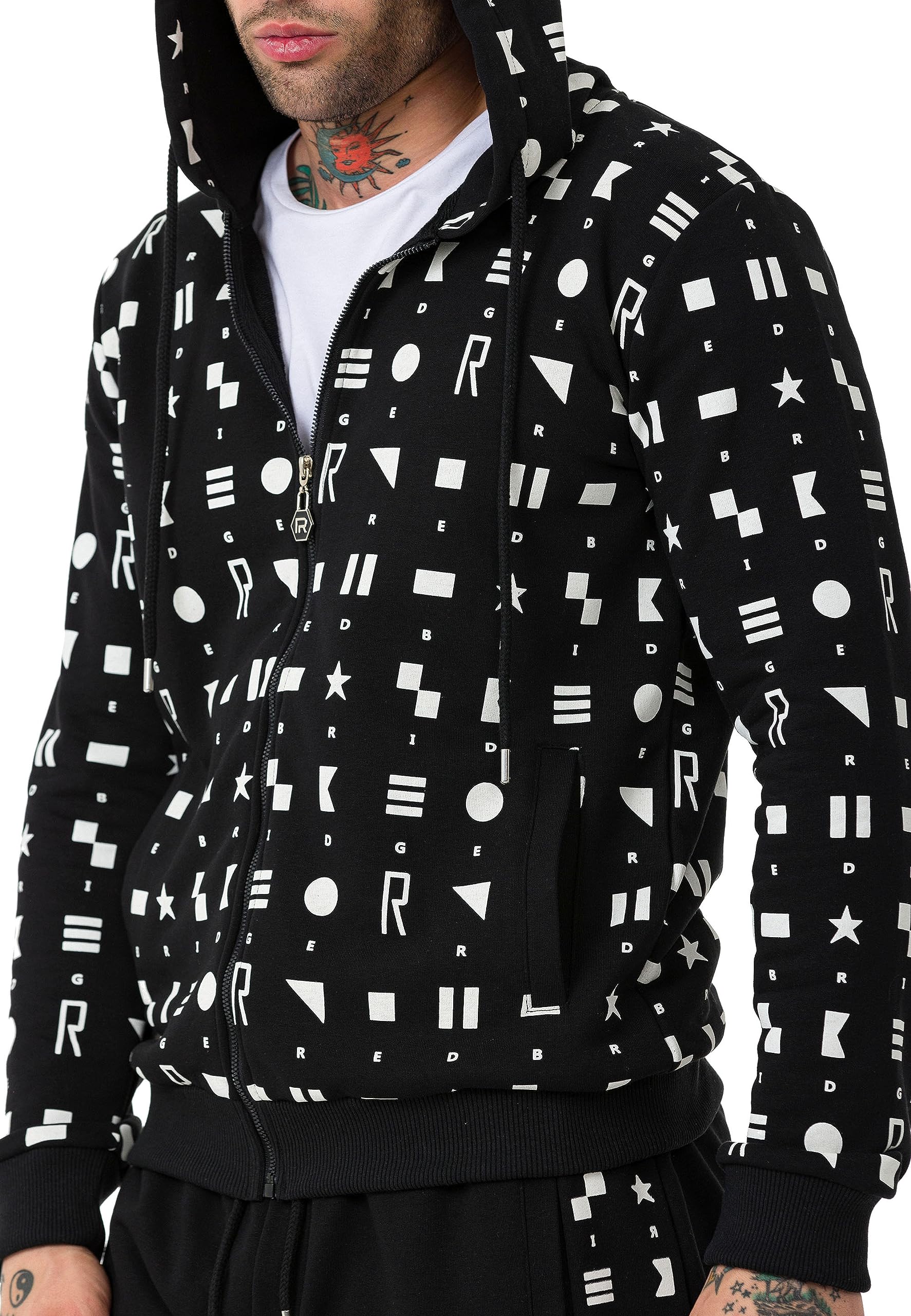 redbridge-m2812-kapuzenjacke-sweatjacke-schwarz image 5