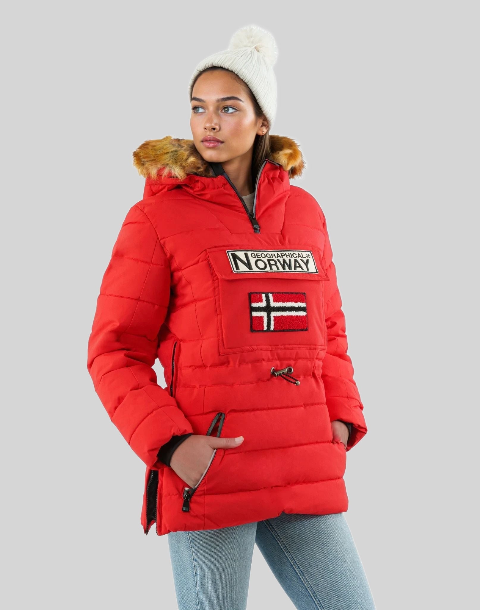 geographical-norway-belinda-doudoune-damen-koralle image 2