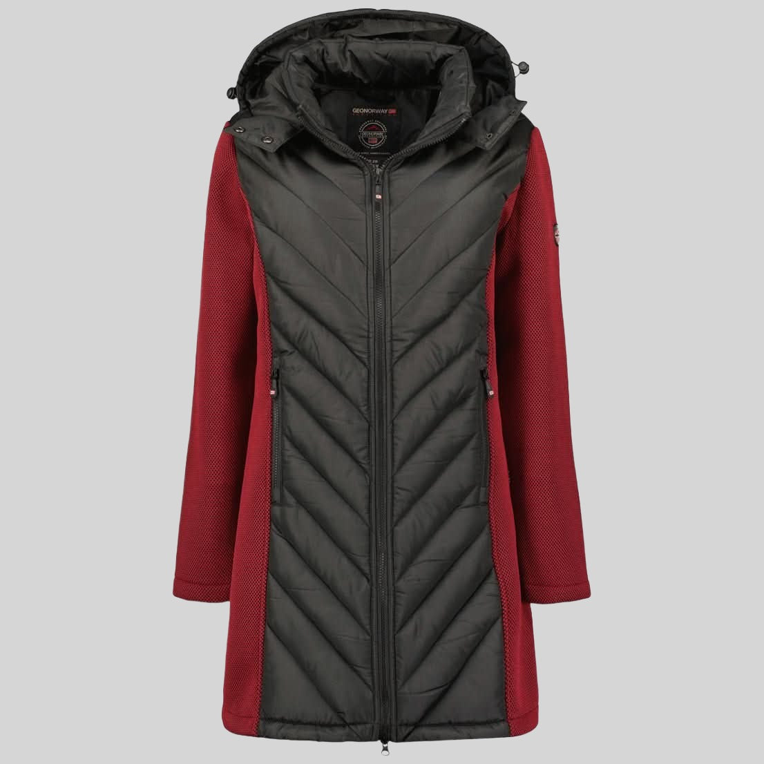 geographical-norway-bilhac-damen-parka-bordeaux-bicolor image 1