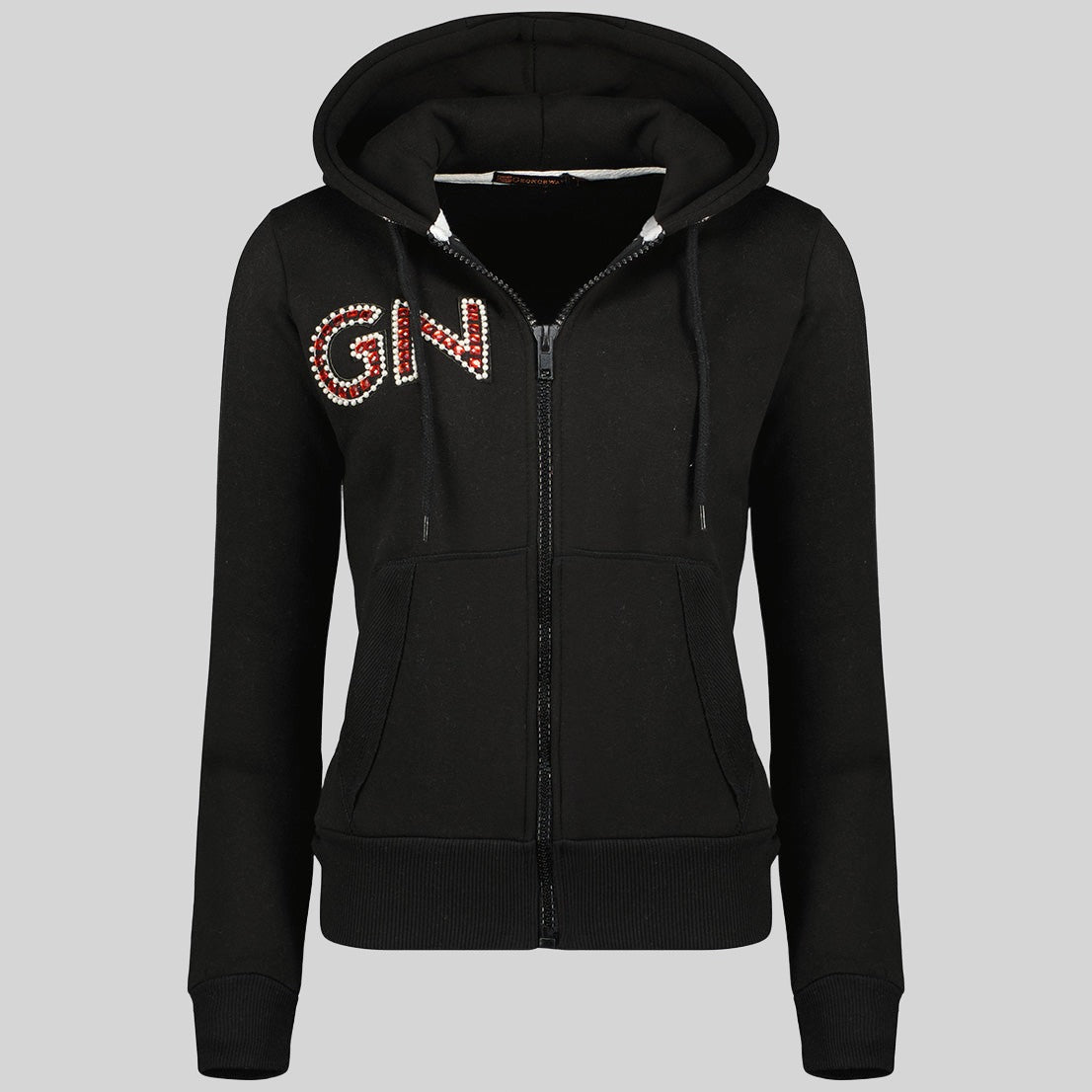 geographical-norway-gudite-damen-sweatshirt-kapuze-schwarz image 5
