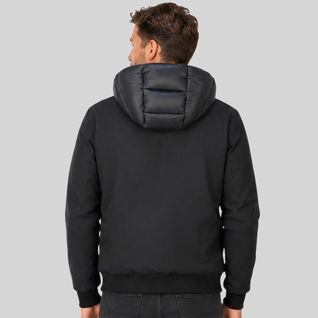 geographical-norway-aveyron-herren-winterjacke-schwarz-kapuze image 2