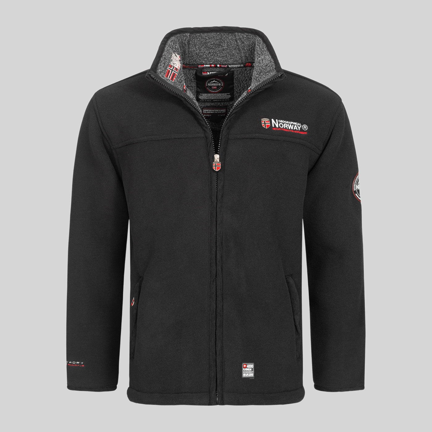 geographical-norway-ubolt-herren-sherpa-polaire-fleecejacke-schwarz-4xl image 3