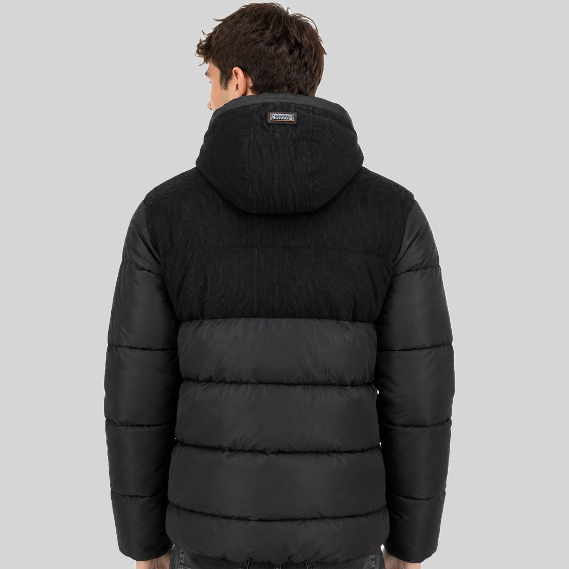 geographical-norway-clertex-herren-steppjacke-schwarz-kapuze image 2