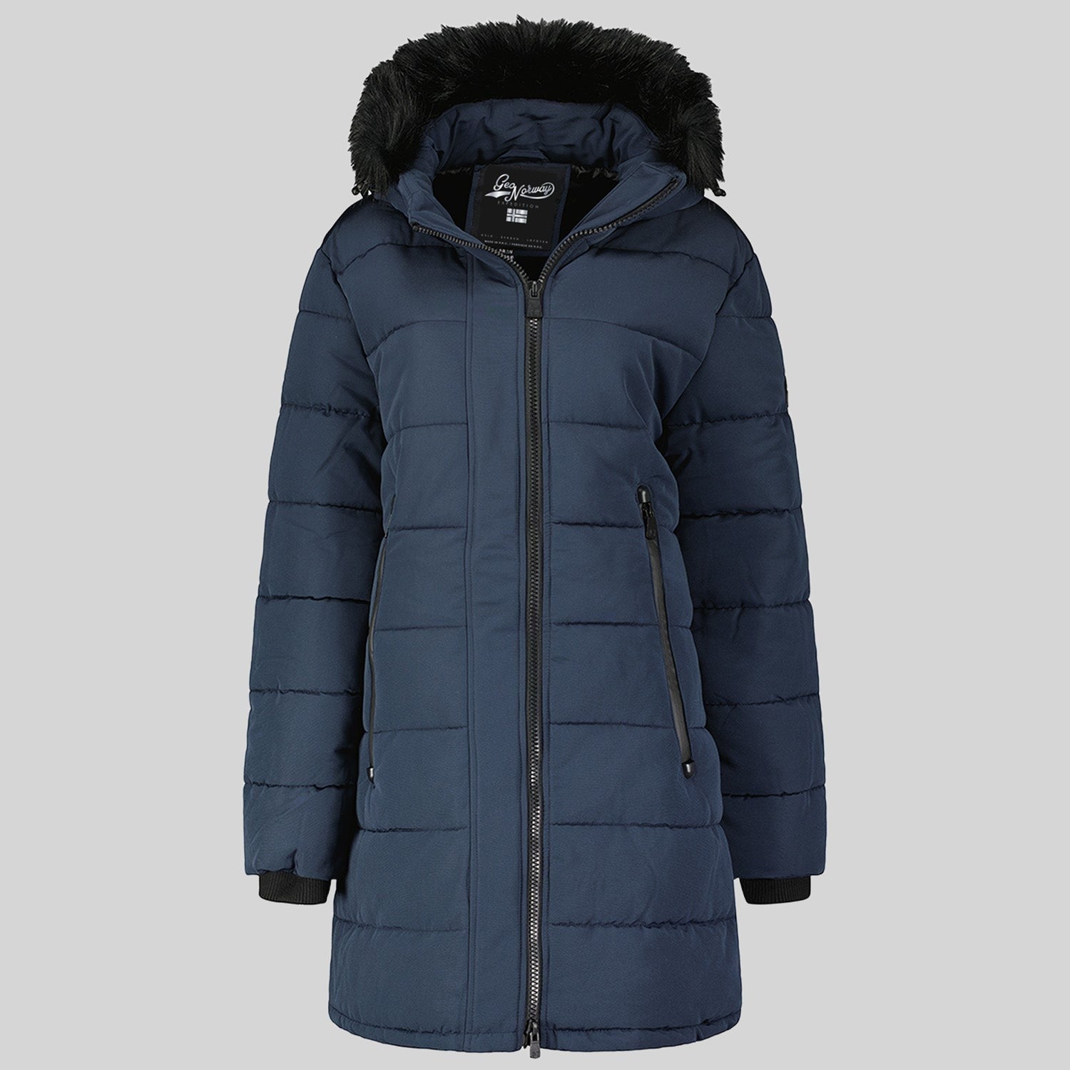 geographical-norway-autruche-daunenjacke-damen-marine-m image 1