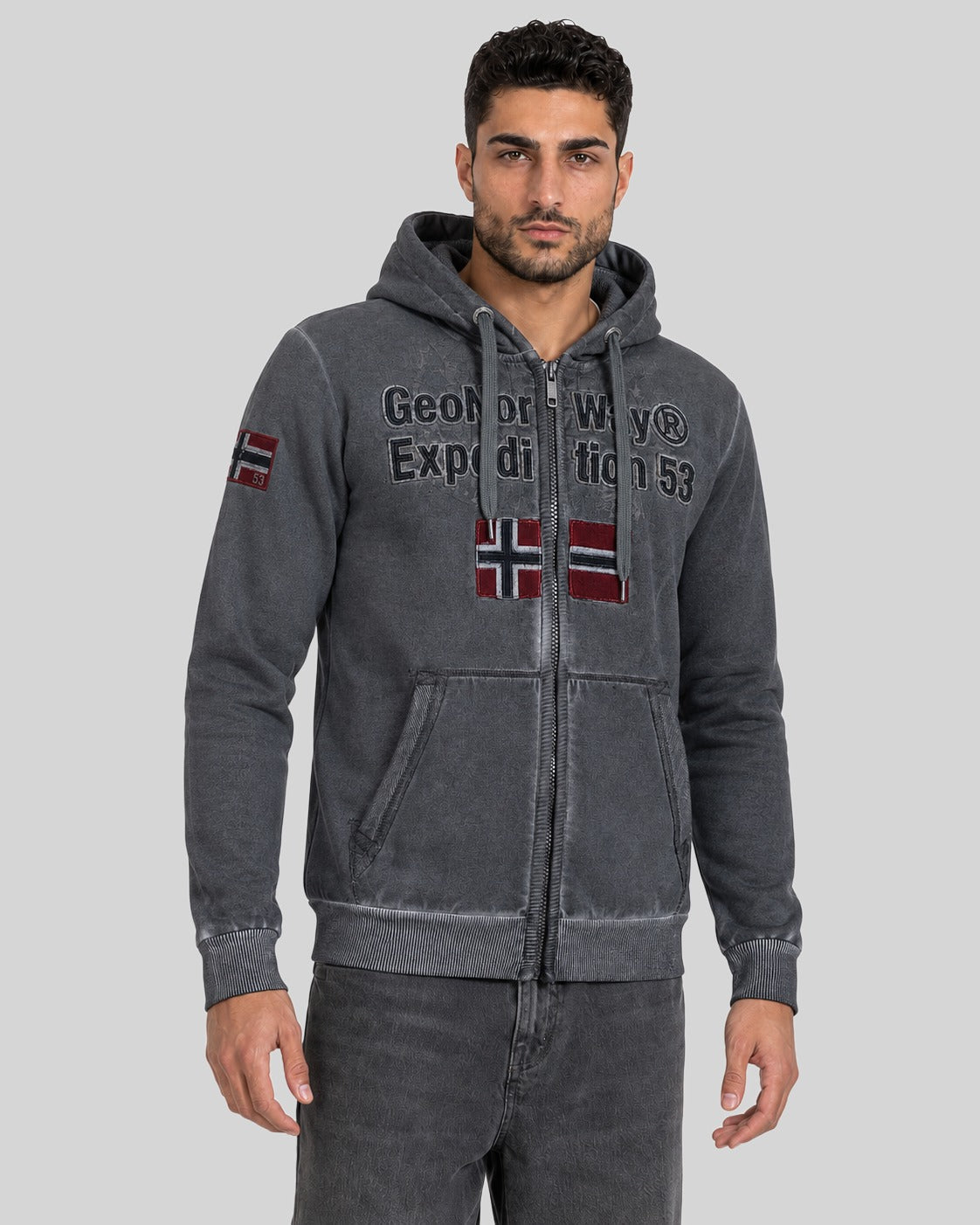 geographical-norway-gimdo-herren-kapuzenpullover-kaki image 4