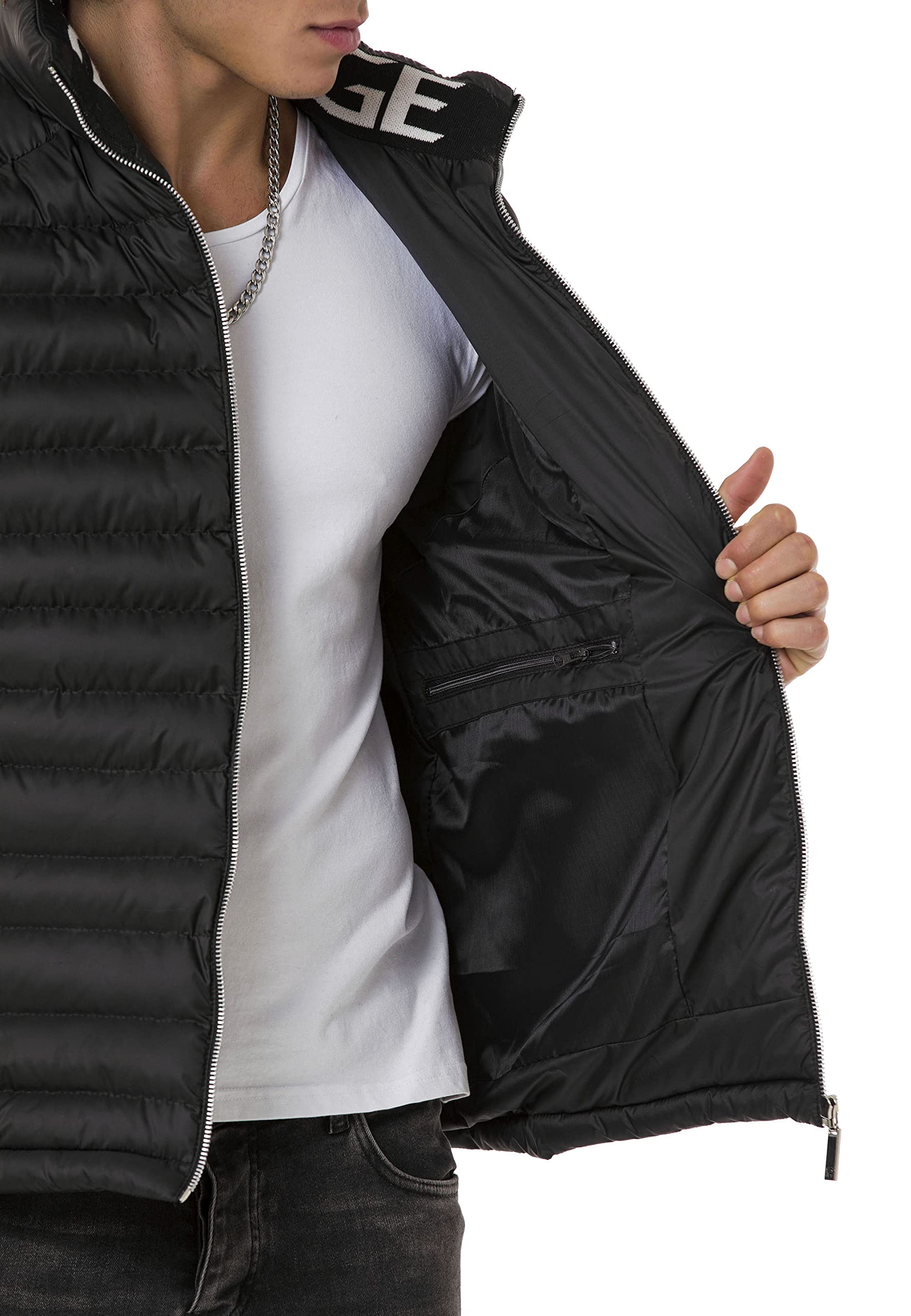 redbridge-steppweste-herren-xxl-stehkragen-anthrazit-weste image 4