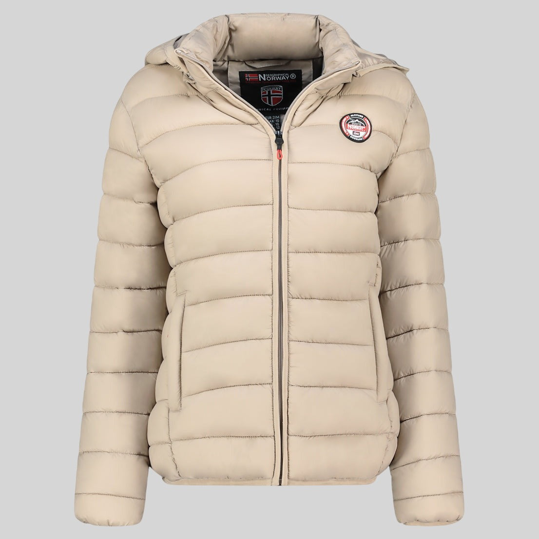 geographical-norway-atikabadge-damen-steppjacke-beige-kapuze image 3