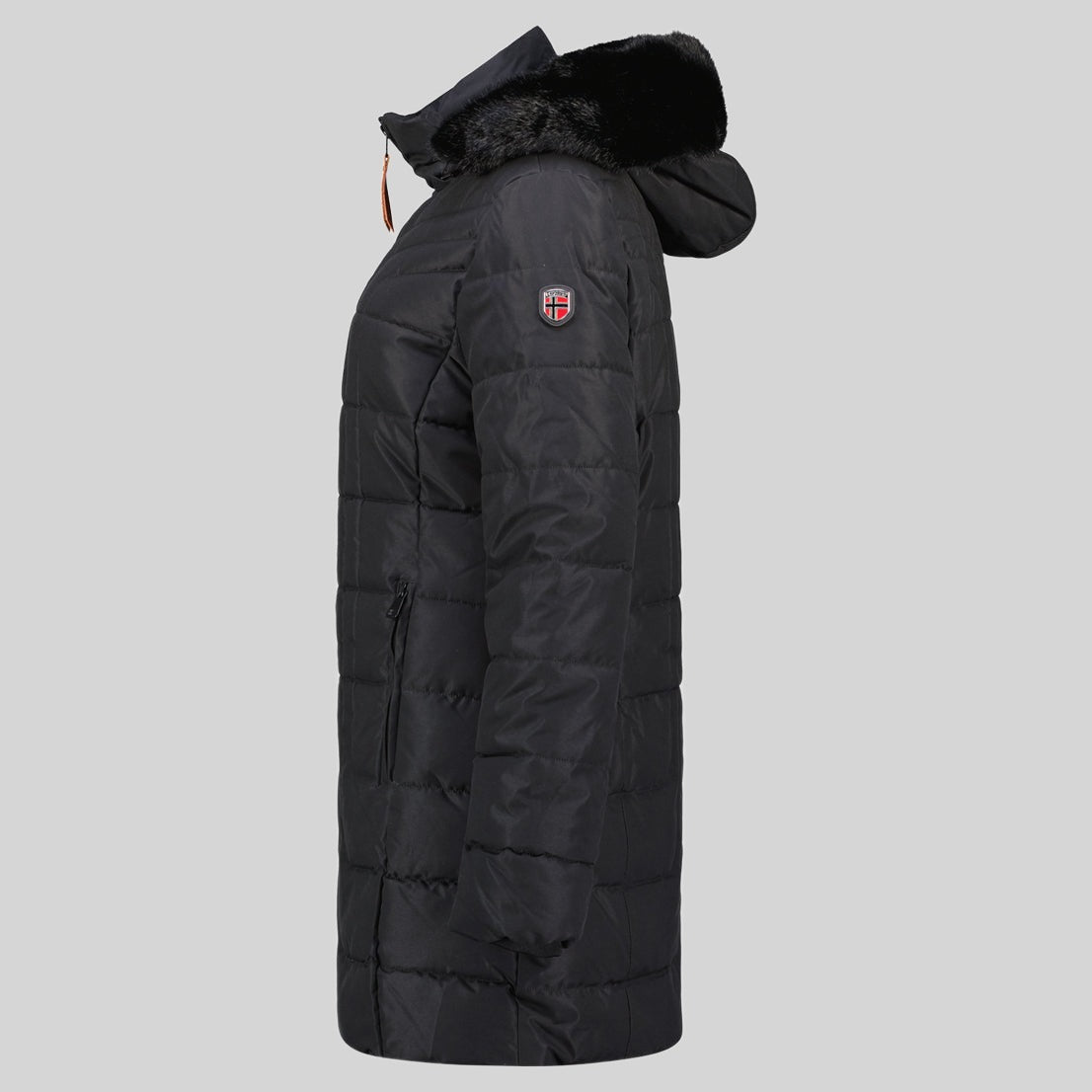 geographical-norway-bracelet-damen-parka-marine-lang-kapuze image 7