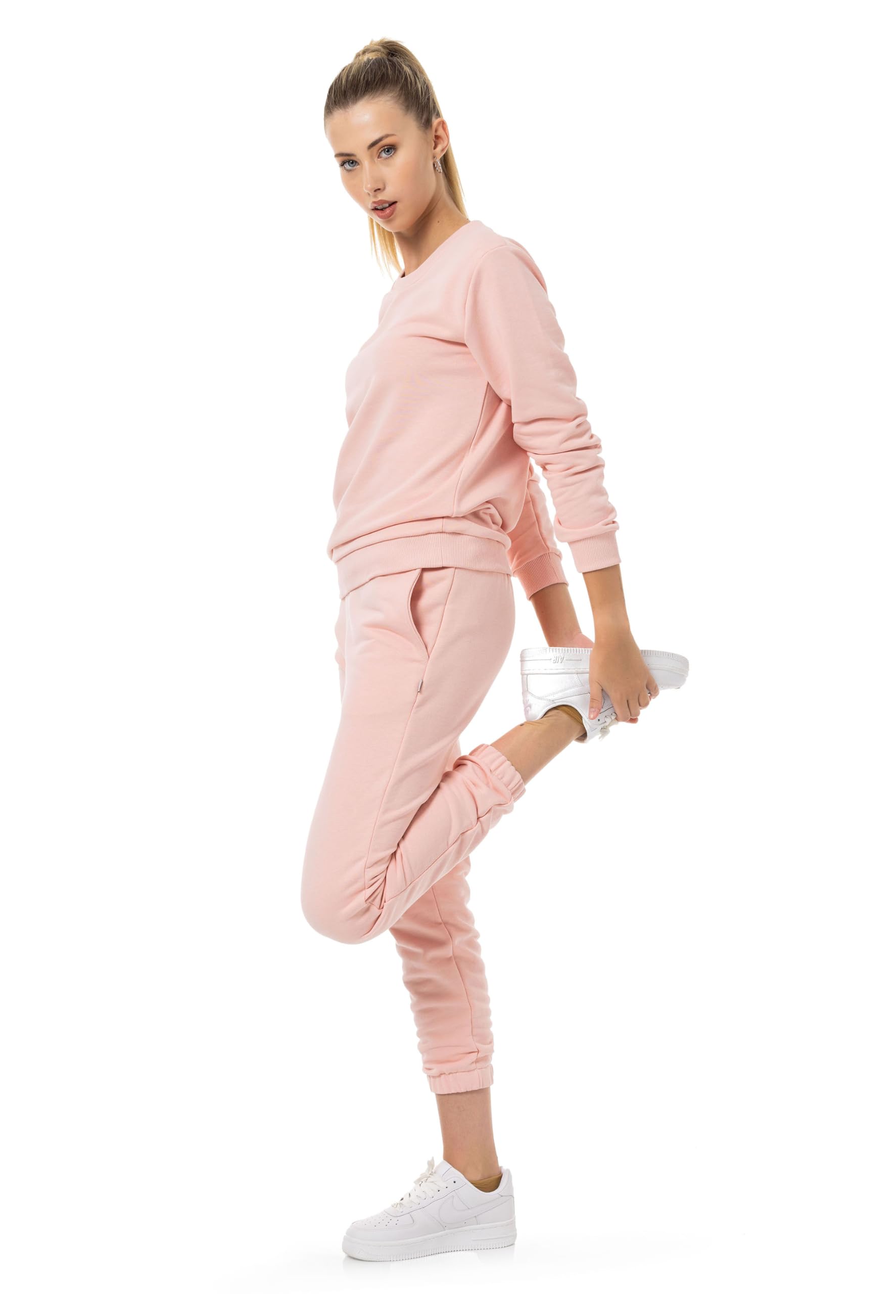 redbridge-damen-freizeitanzug-sweatshirt-hose-baumwolle-2-tlg image 3